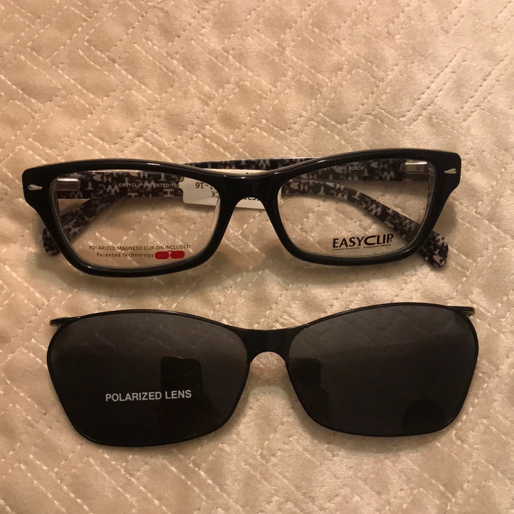 Easy Clip EC287 sunglasses Rx ready w/demo lenses